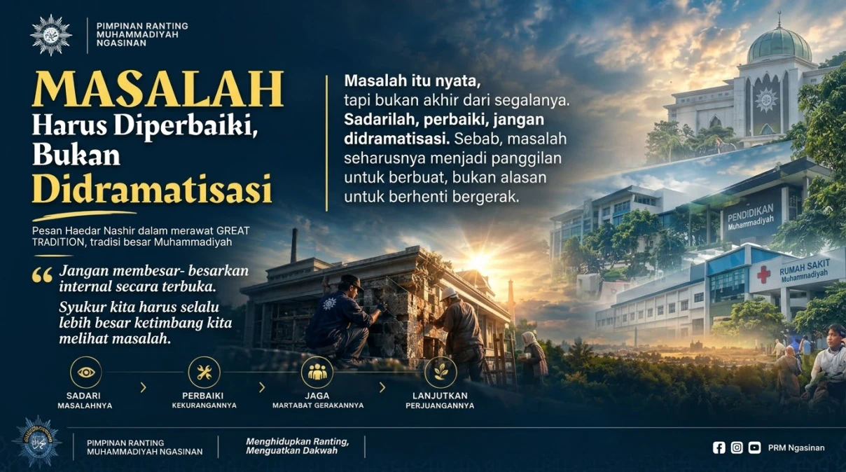 Ada Masalah? Perbaiki, Jangan Jadikan Masalah Identitas