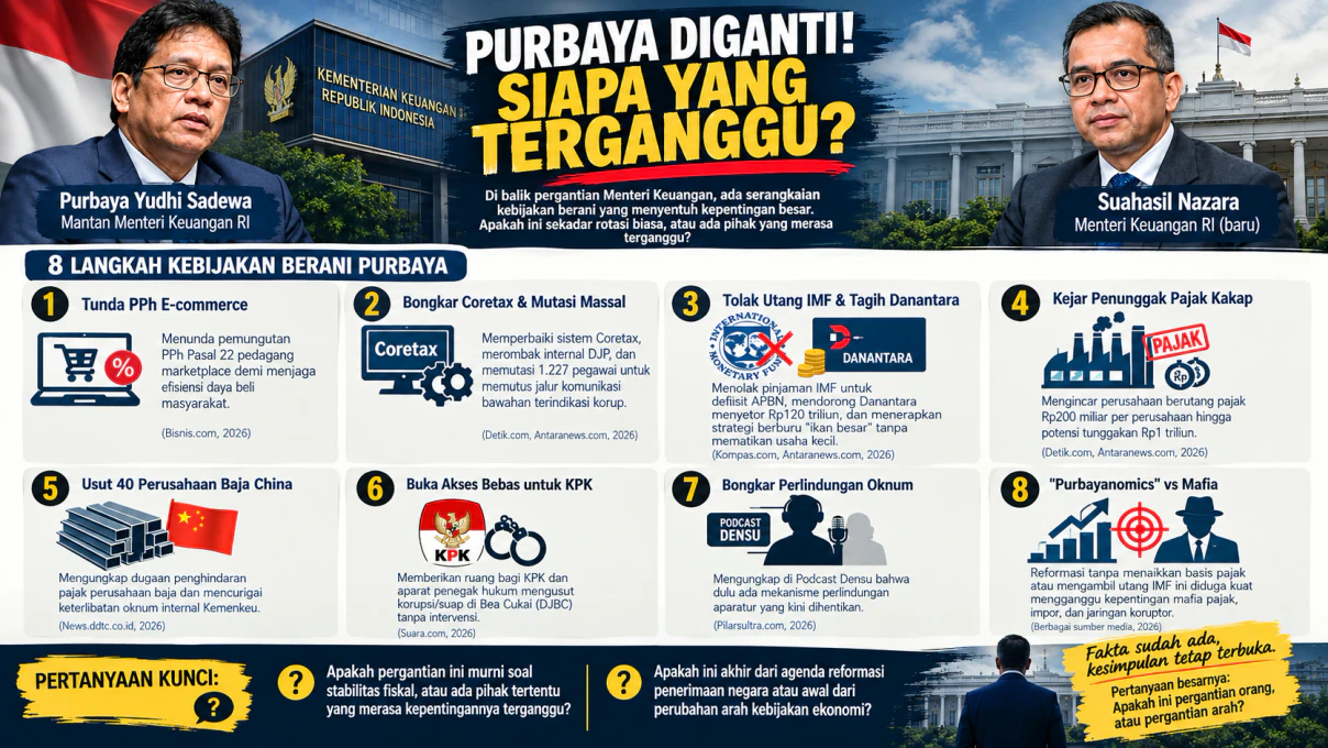 Purbaya Diganti: Siapa Terganggu dan Arah Reformasi Pajak