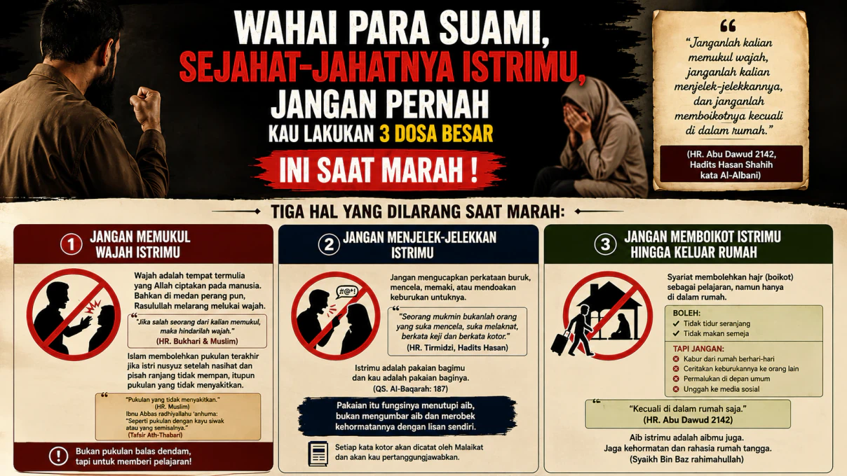 3 Hal yang Dihindari Suami Saat Marah