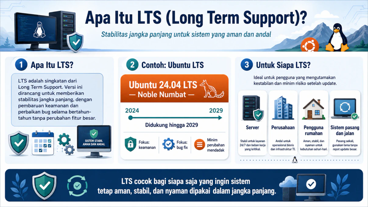 LTS vs Rolling Release: Manakah yang Lebih Baik untuk Anda?