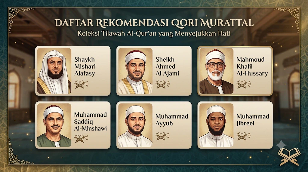6 Qari Murattal Populer Dunia dan Ciri Bacaannya