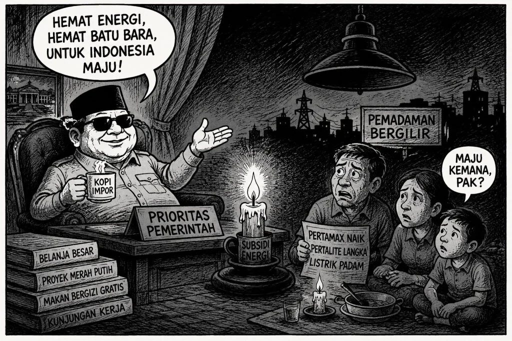 Indonesia Mulai Redup? Saat Energi dan Kepercayaan Padam