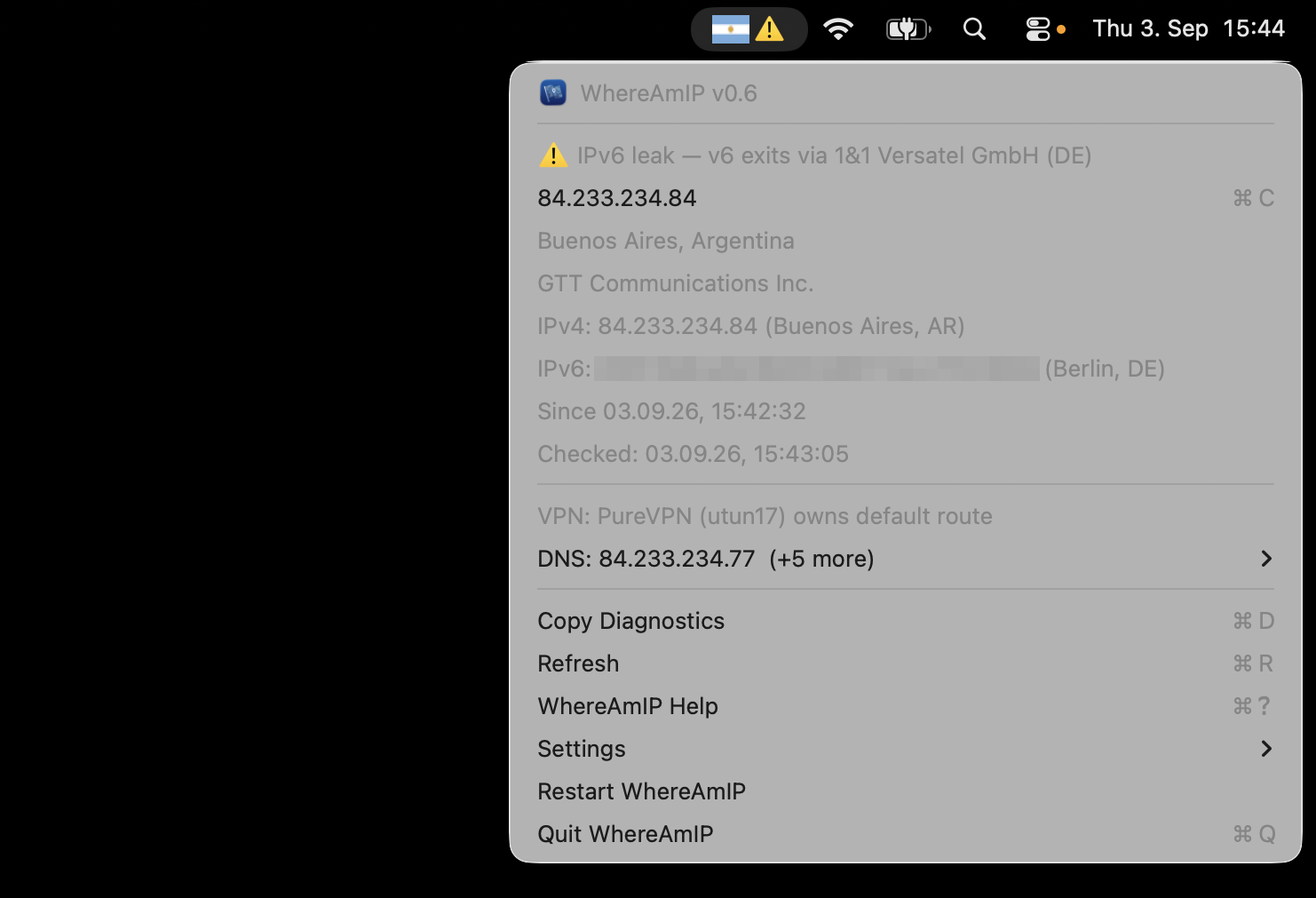 WhereAmIP screenshot 1