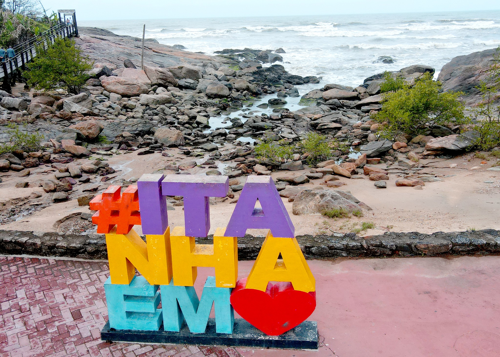 Vista de Itanhaém, cidade atendida pela CQV