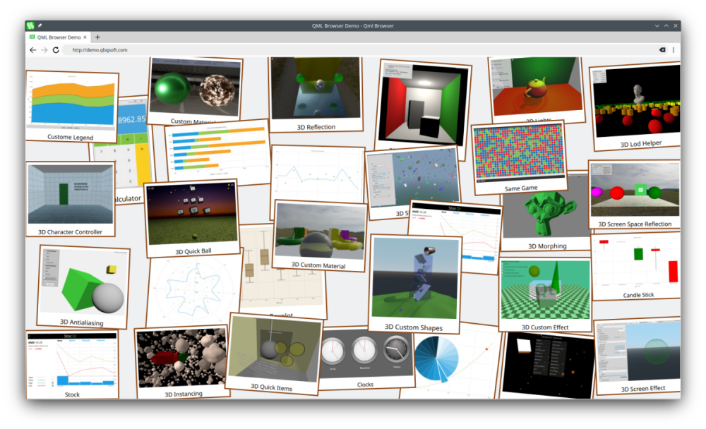 QmlBrowser is full-featured Chromium based open-source web browser with QML pages support