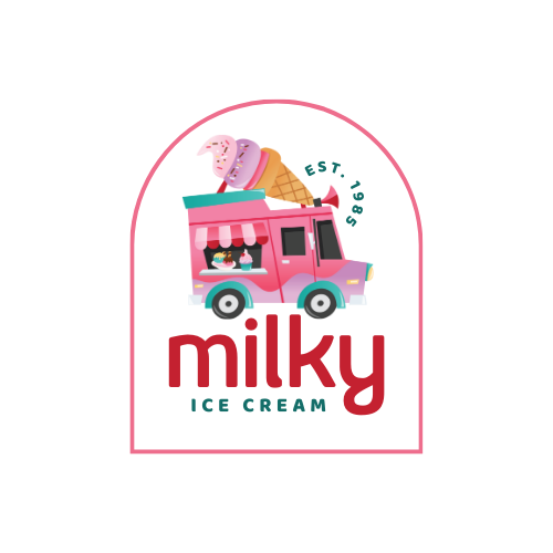 Milky Ice Cream Logo