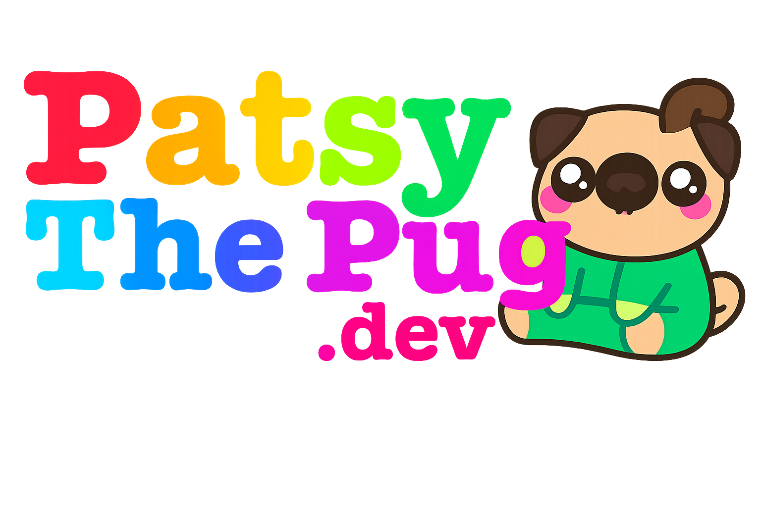 Patsy The Pug Logo