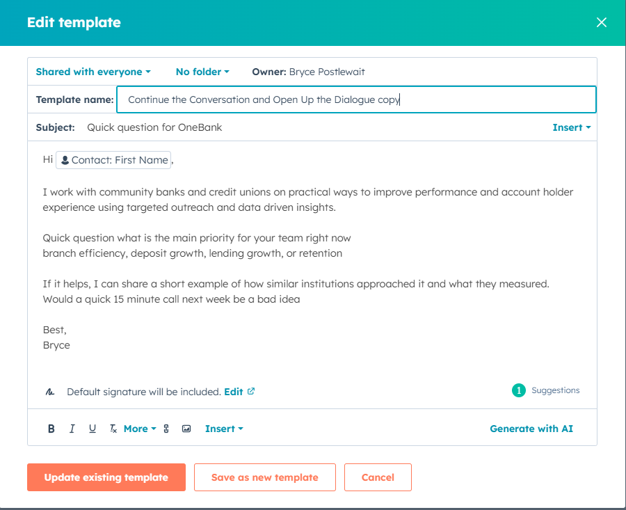 Templates list screenshot placeholder