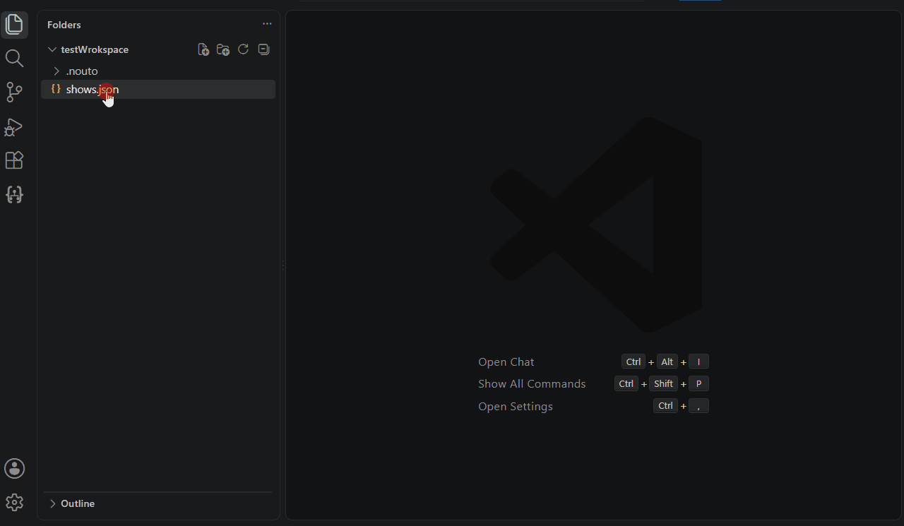 Opening a JSON file from the file explorer