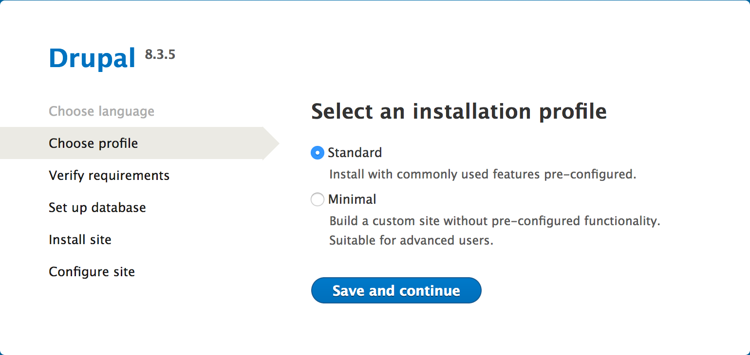 Installation Profile