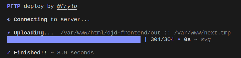 Progressbar PFTP
