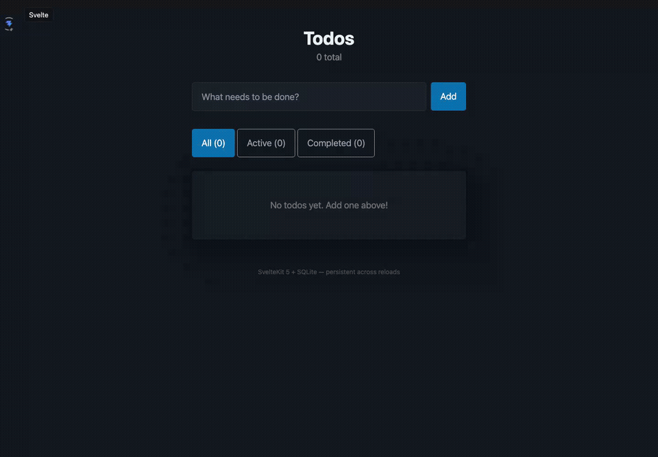 Save a Todo and follow the request into SQLite