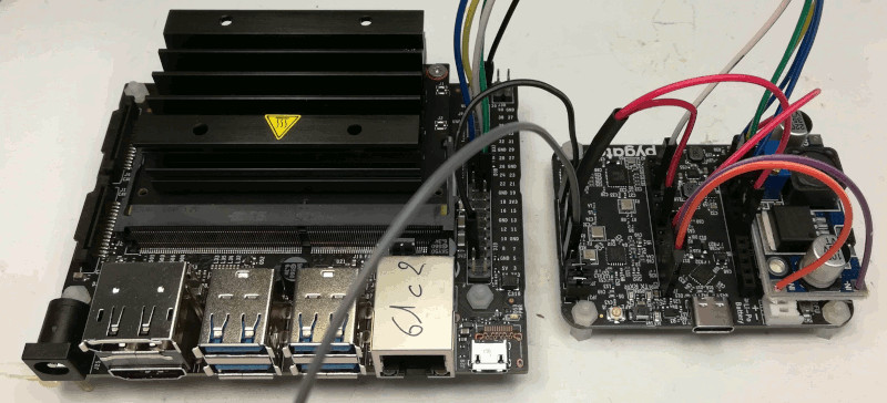 Jetson Nano SPI connected to a PyGate