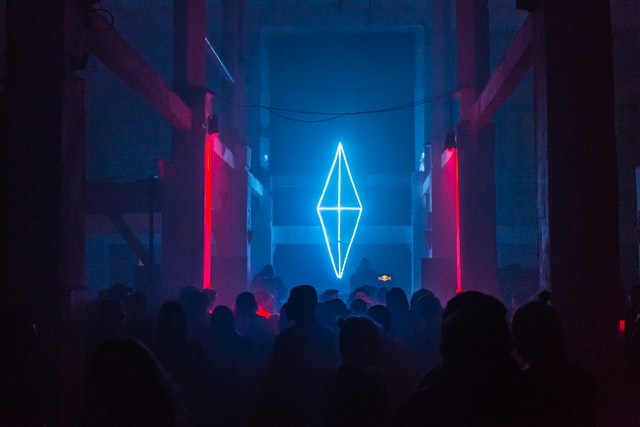 Rave party in Moscow