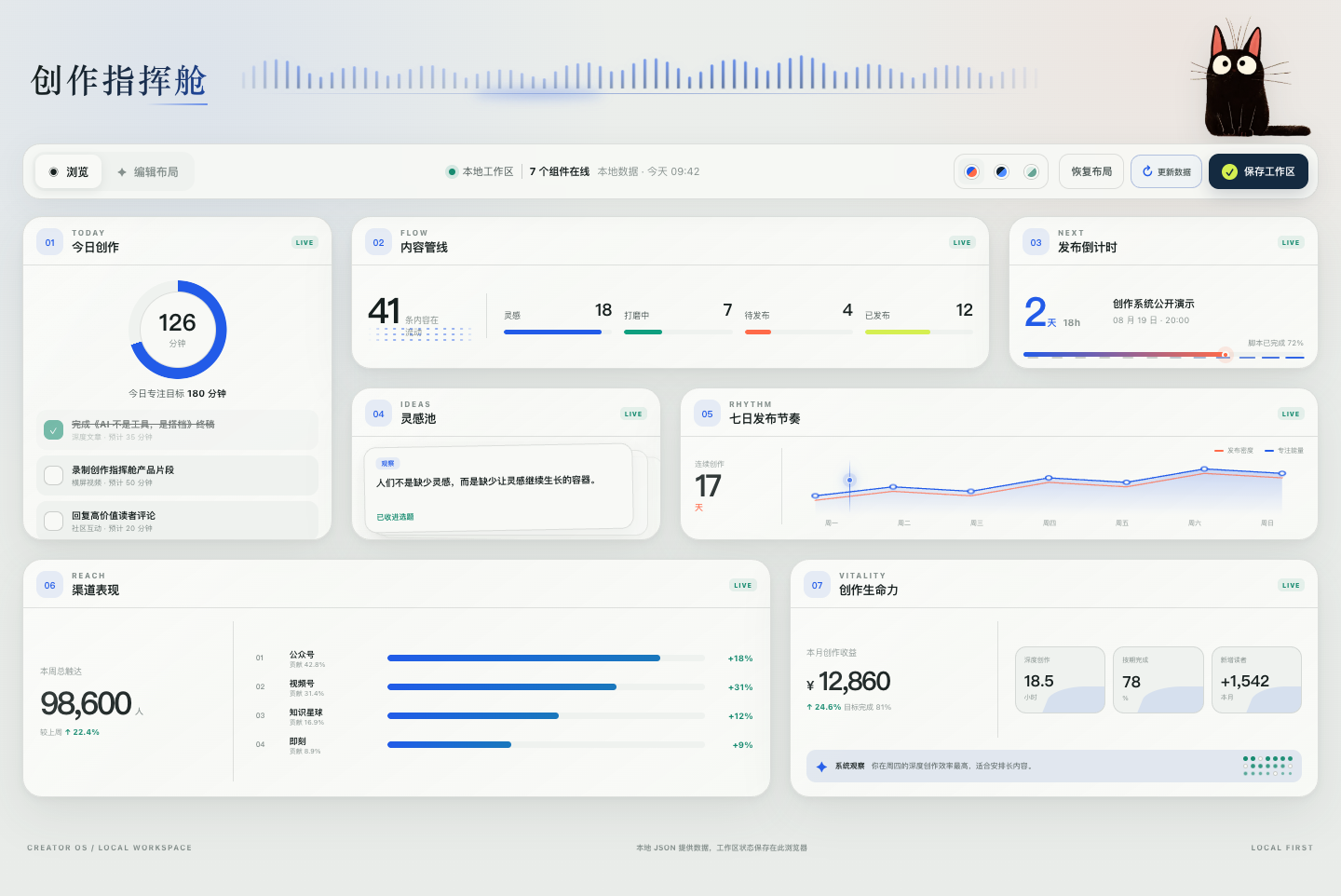 AI WebApp Preset 生成的创作指挥舱