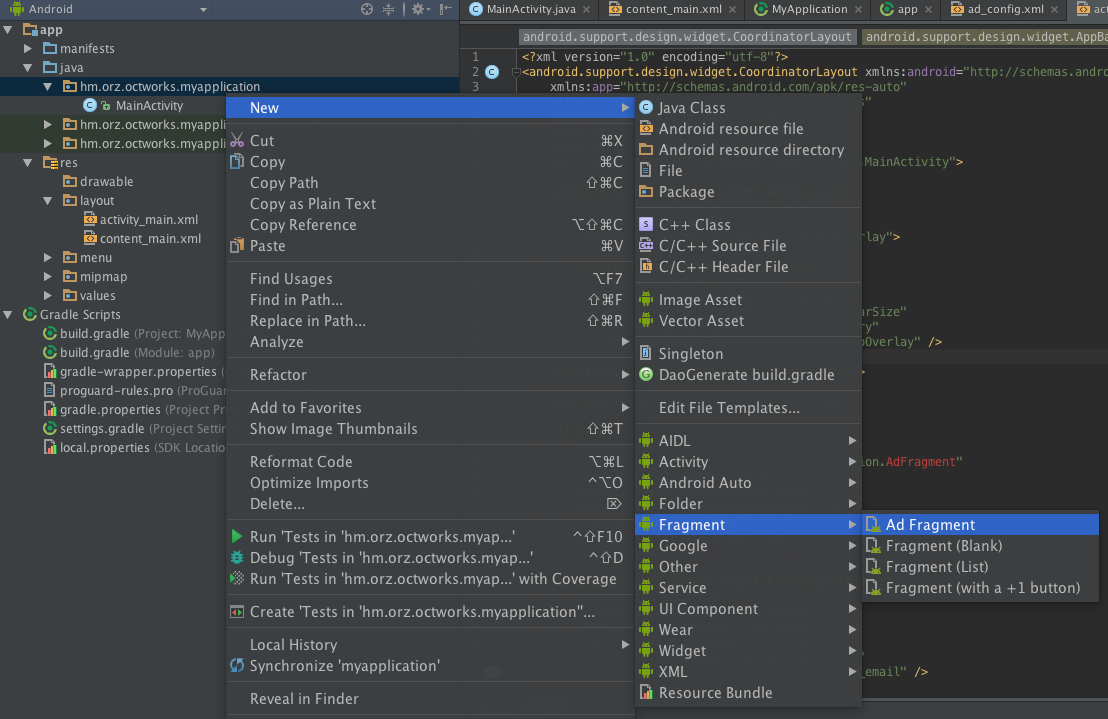 GitHub - waura/AdFragmentTemplate: Android Studio Template For Google ...