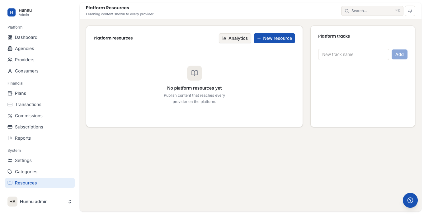 Platform Resources