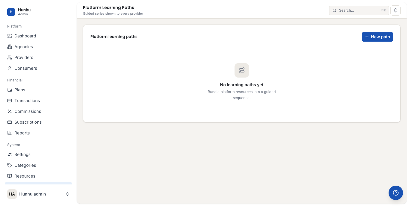 Learning Paths