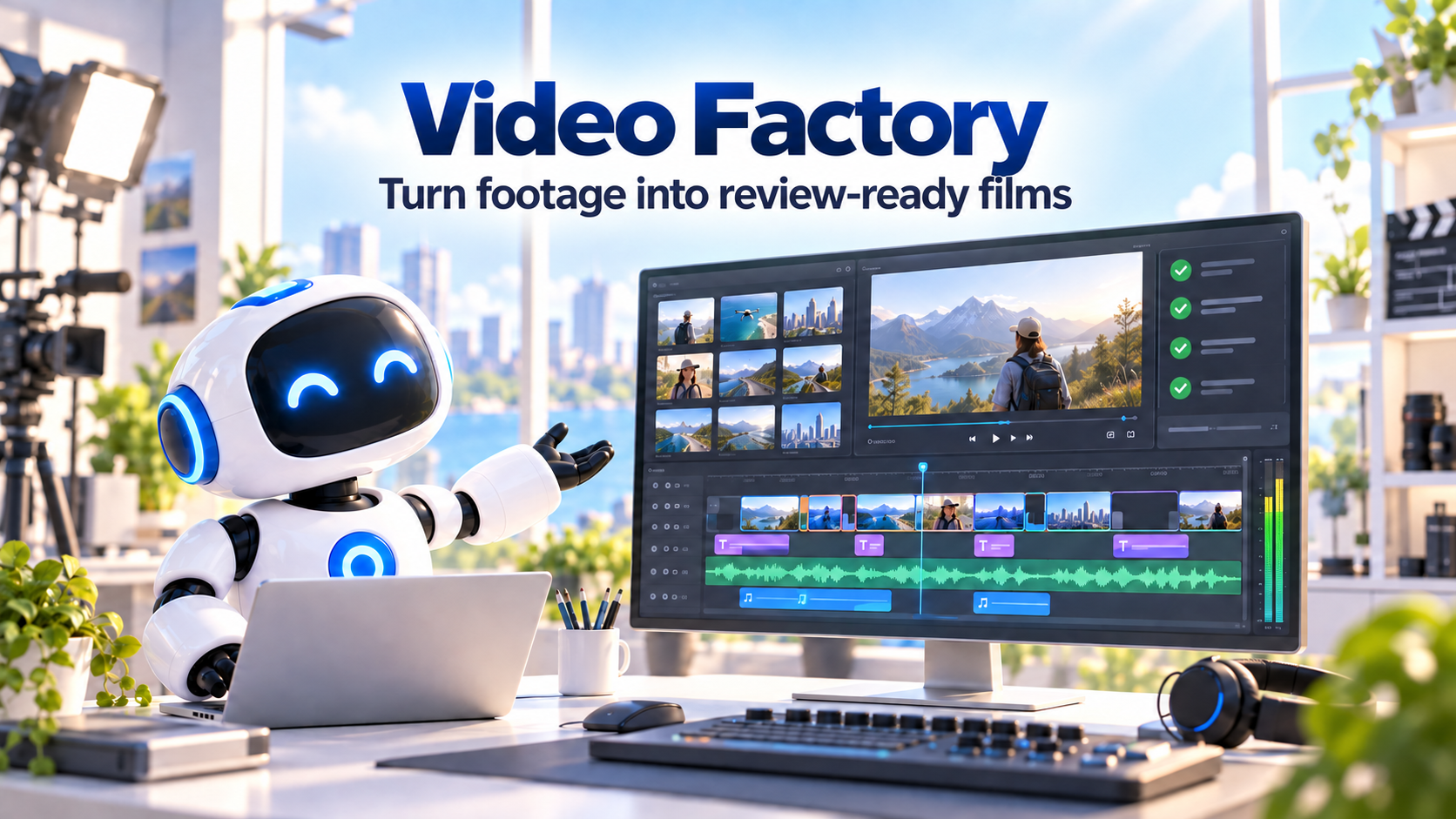 Video Factory — turn footage into review-ready films
