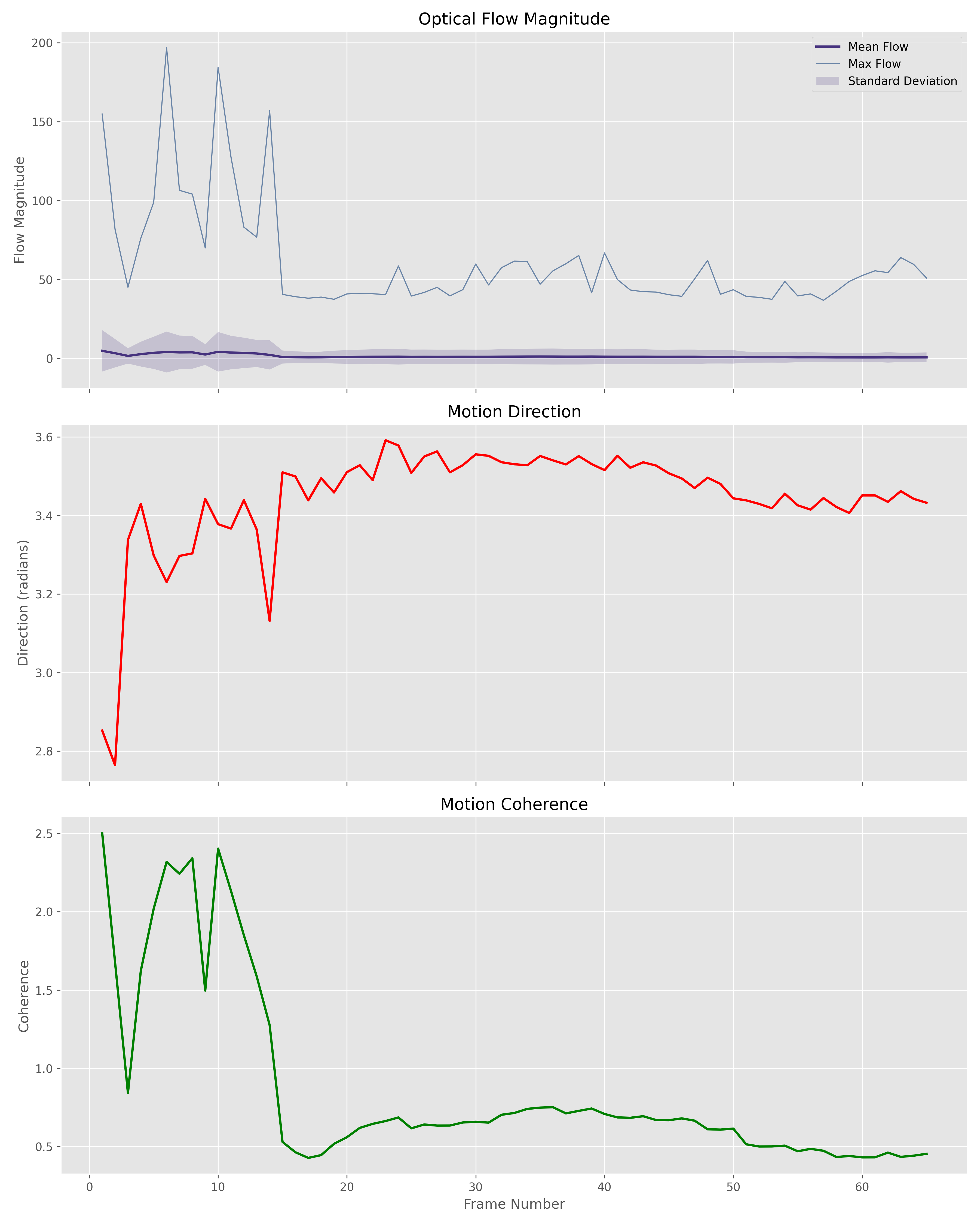 Optical Flow Metrics