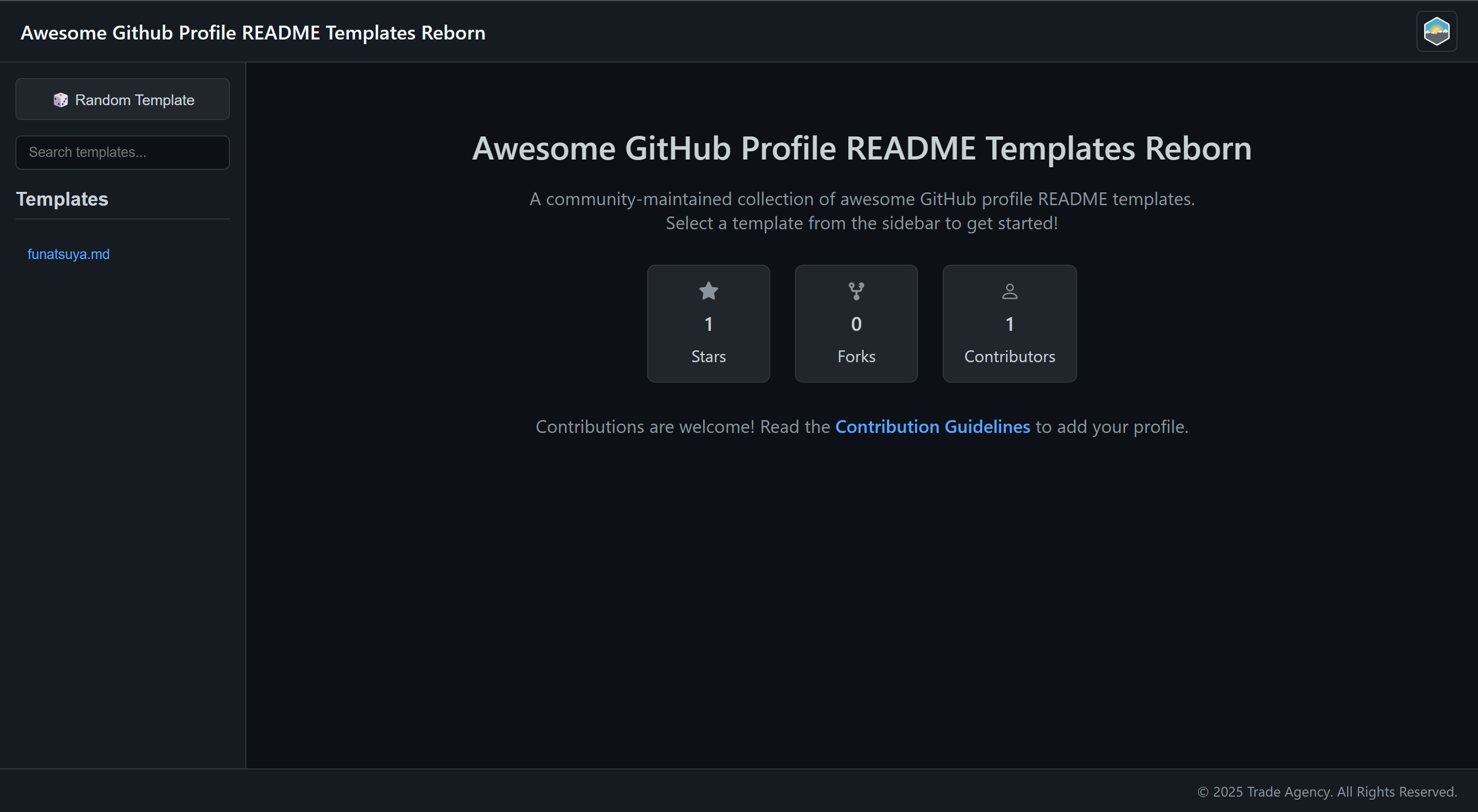 Awesome Github Profile README Templates Reborn