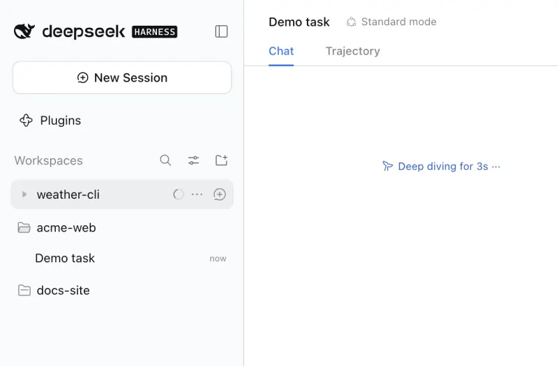 Project status screenshot