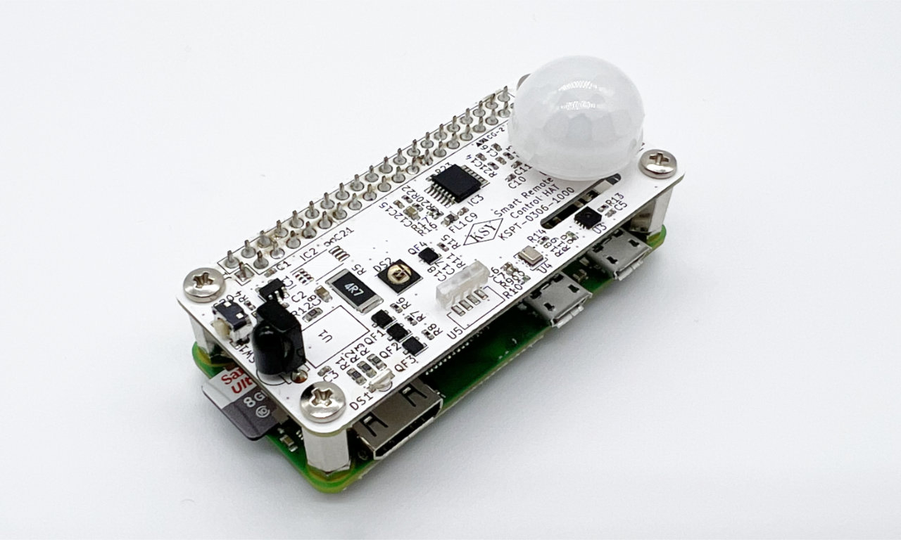 KSY Smart Remote Control HAT と Raspberry Pi Zero W