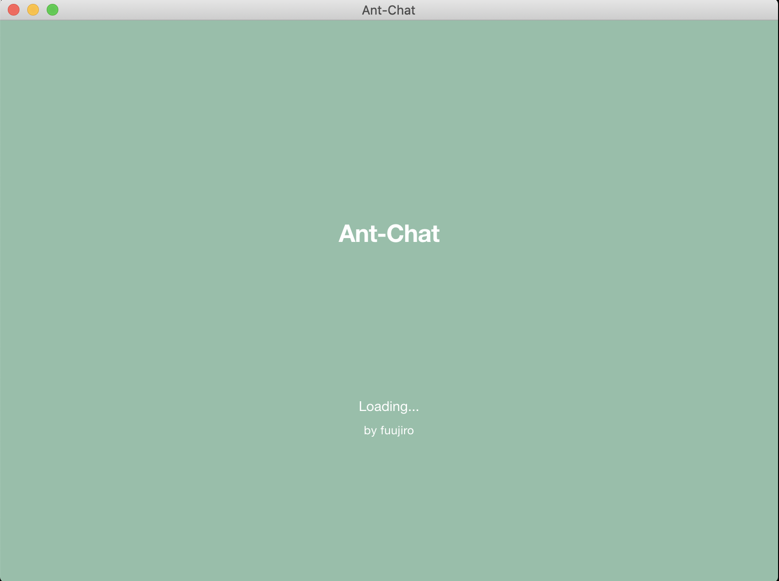 GitHub - fuujiro/Ant-Chat: 🐜Tiny chat application, less than 500 lines ...
