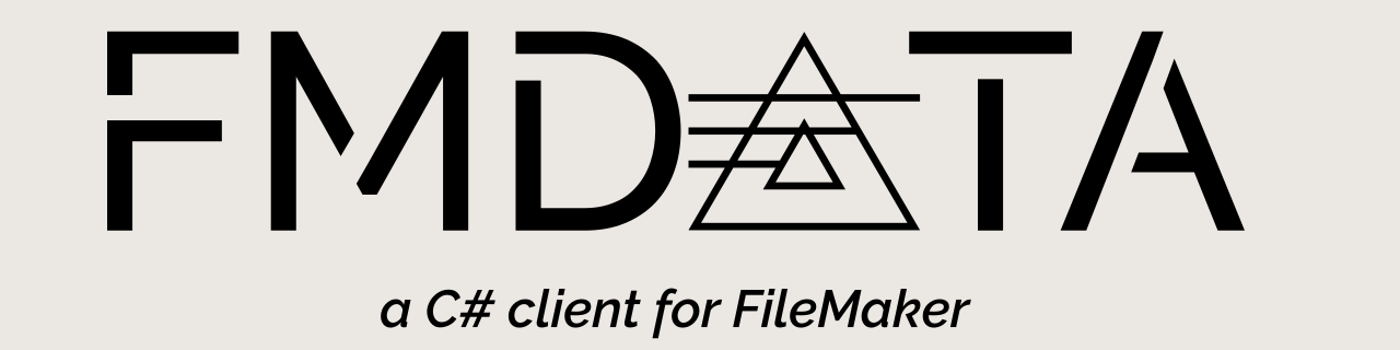 fmdata logo, a C# client for FileMaker