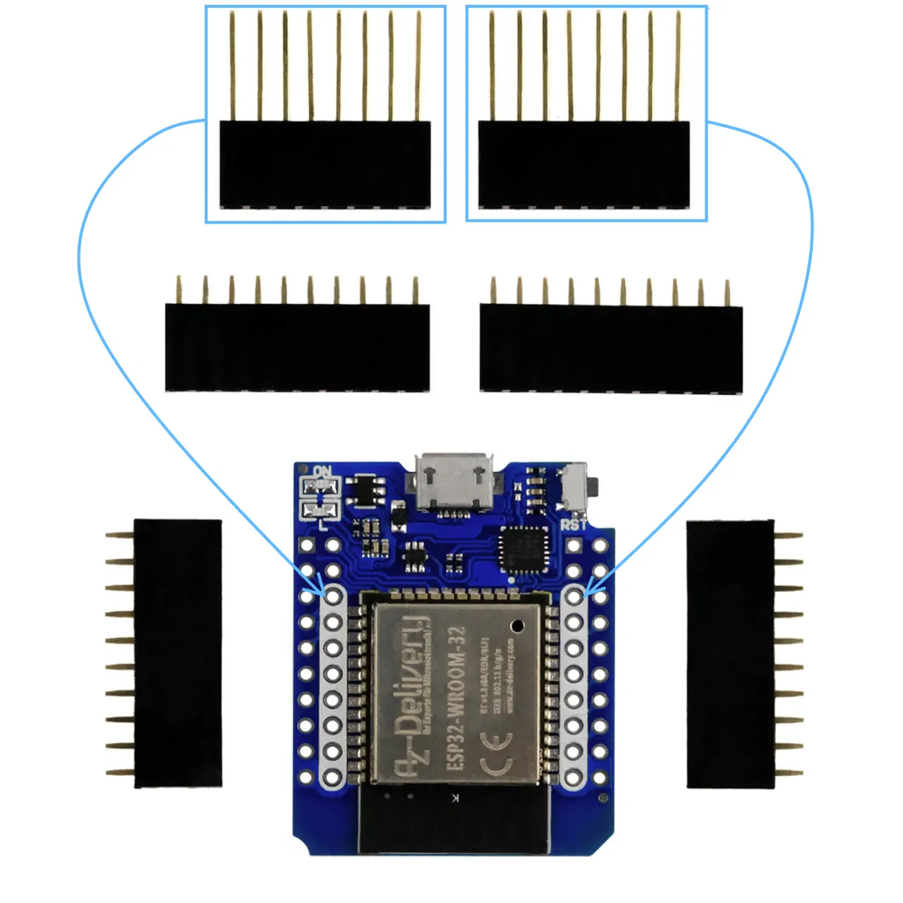 ESP32 connectors