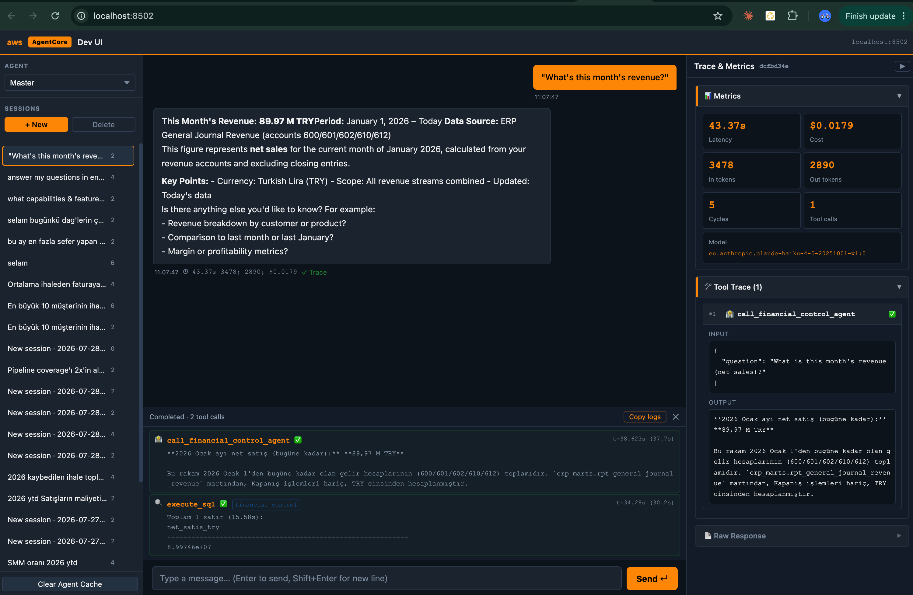 Web UI overview