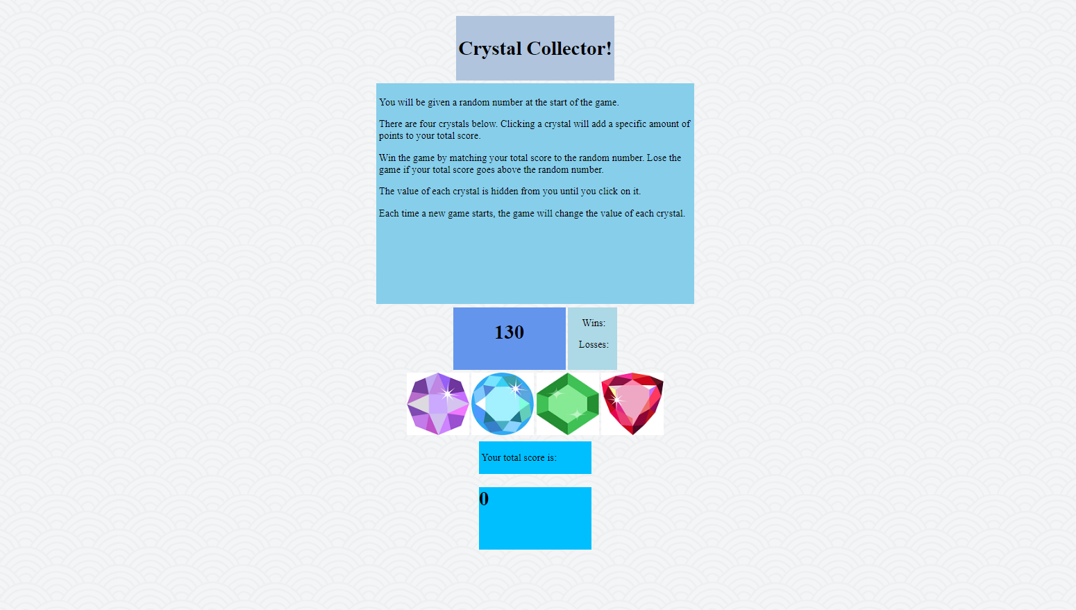 Crystal Collector screenshot
