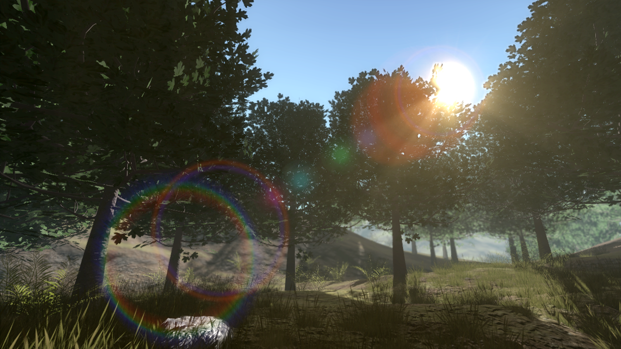 light scattering / lens flare