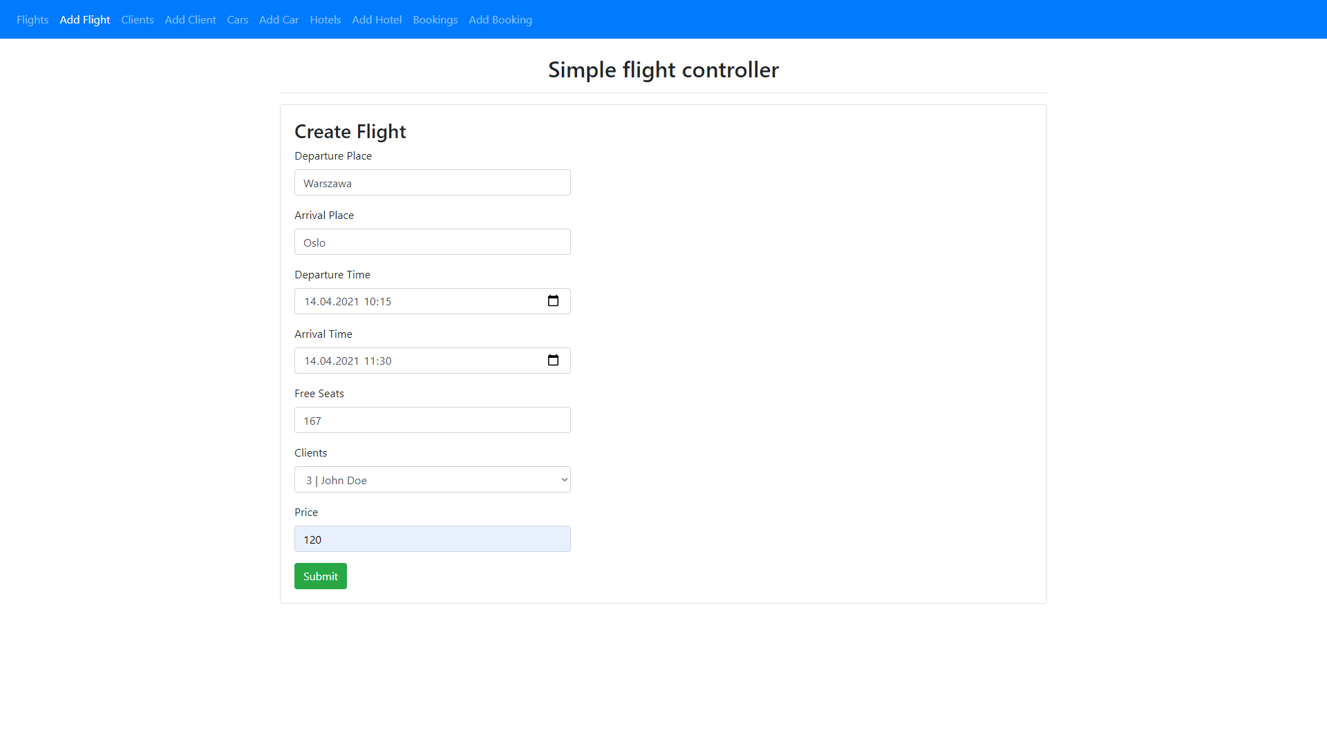 GitHub - fyv1/FlightManager: App using Spring Boot, Hibernate and ...