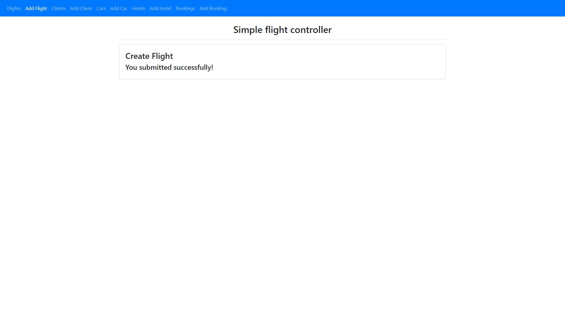 GitHub - fyv1/FlightManager: App using Spring Boot, Hibernate and ...