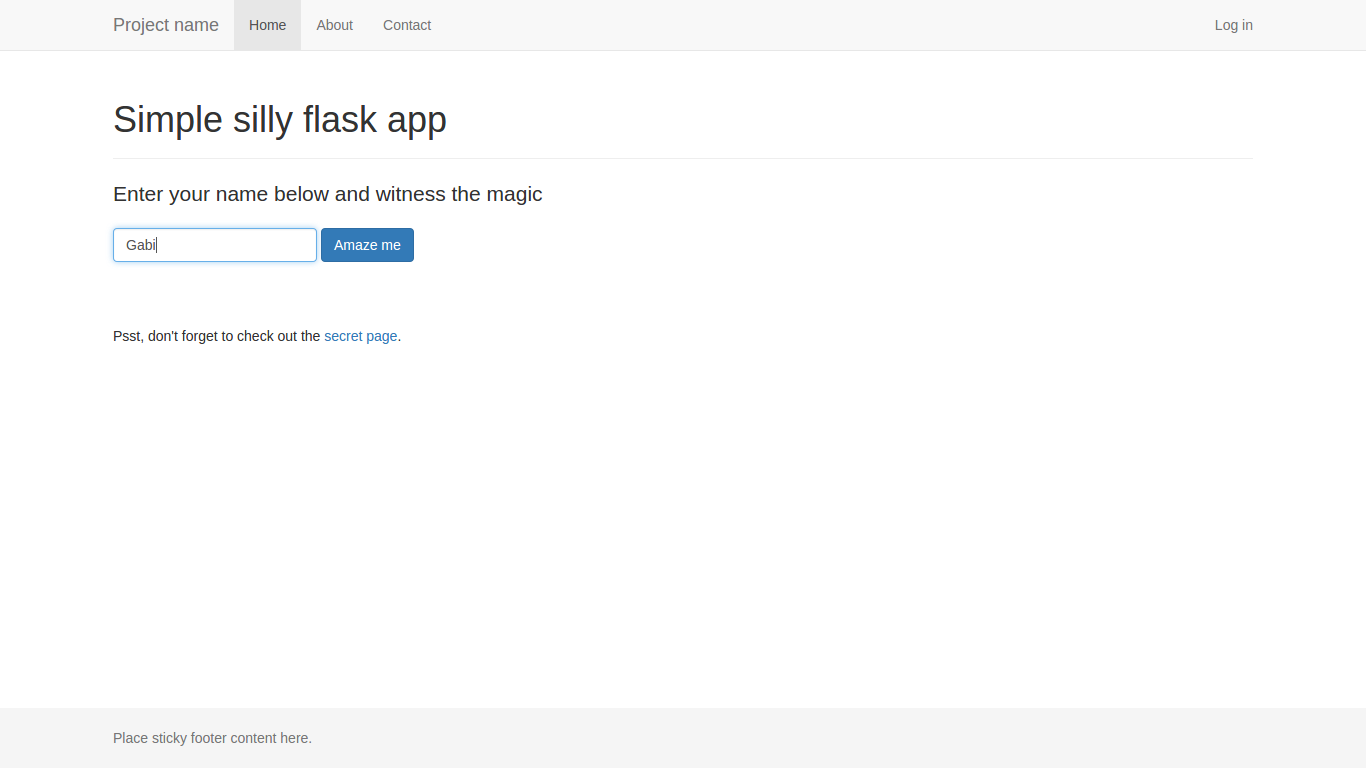 flask-boilerplate screenshot