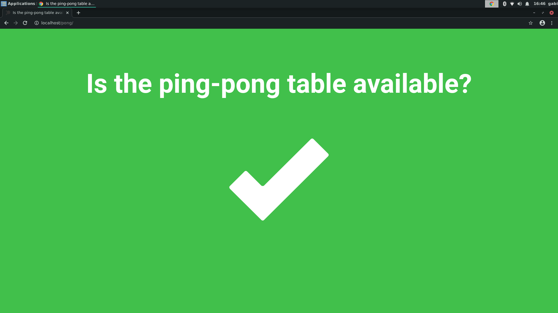 ping-pong-table-status screenshot