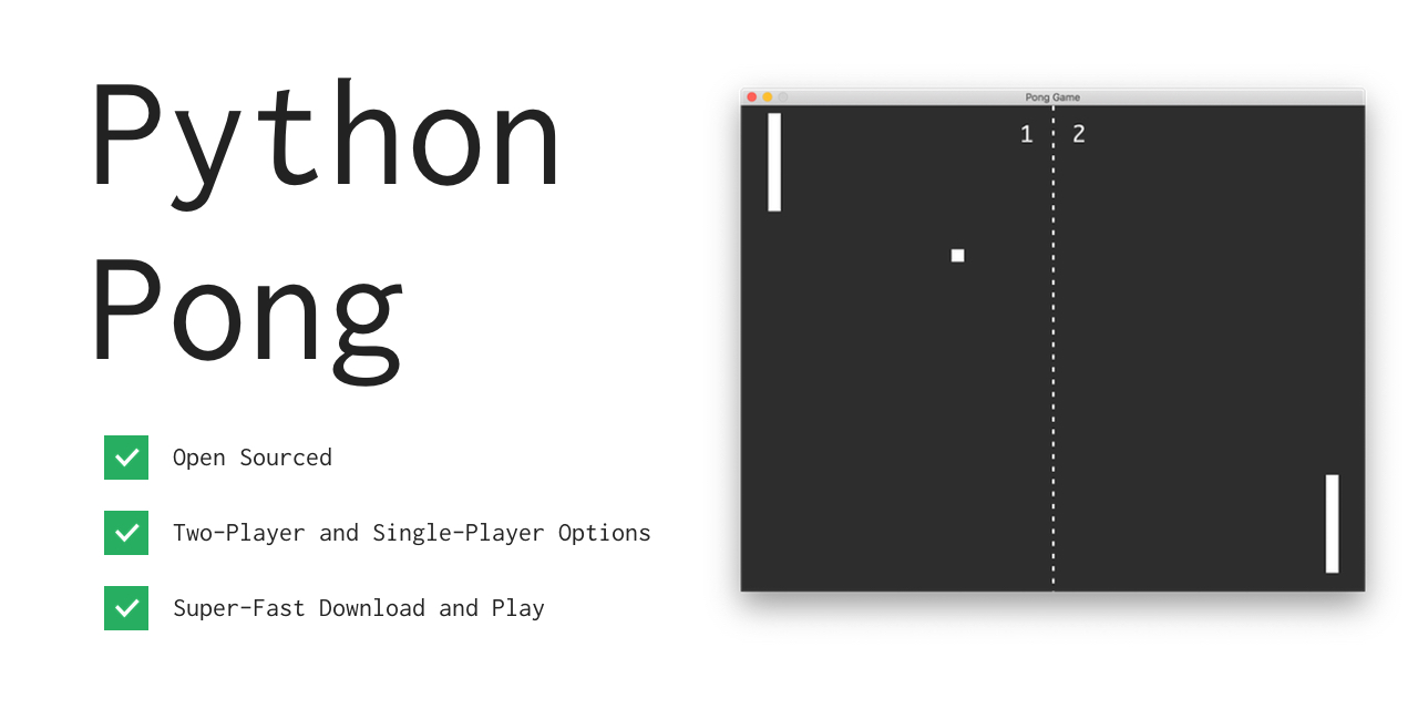 Python Pong Graphic