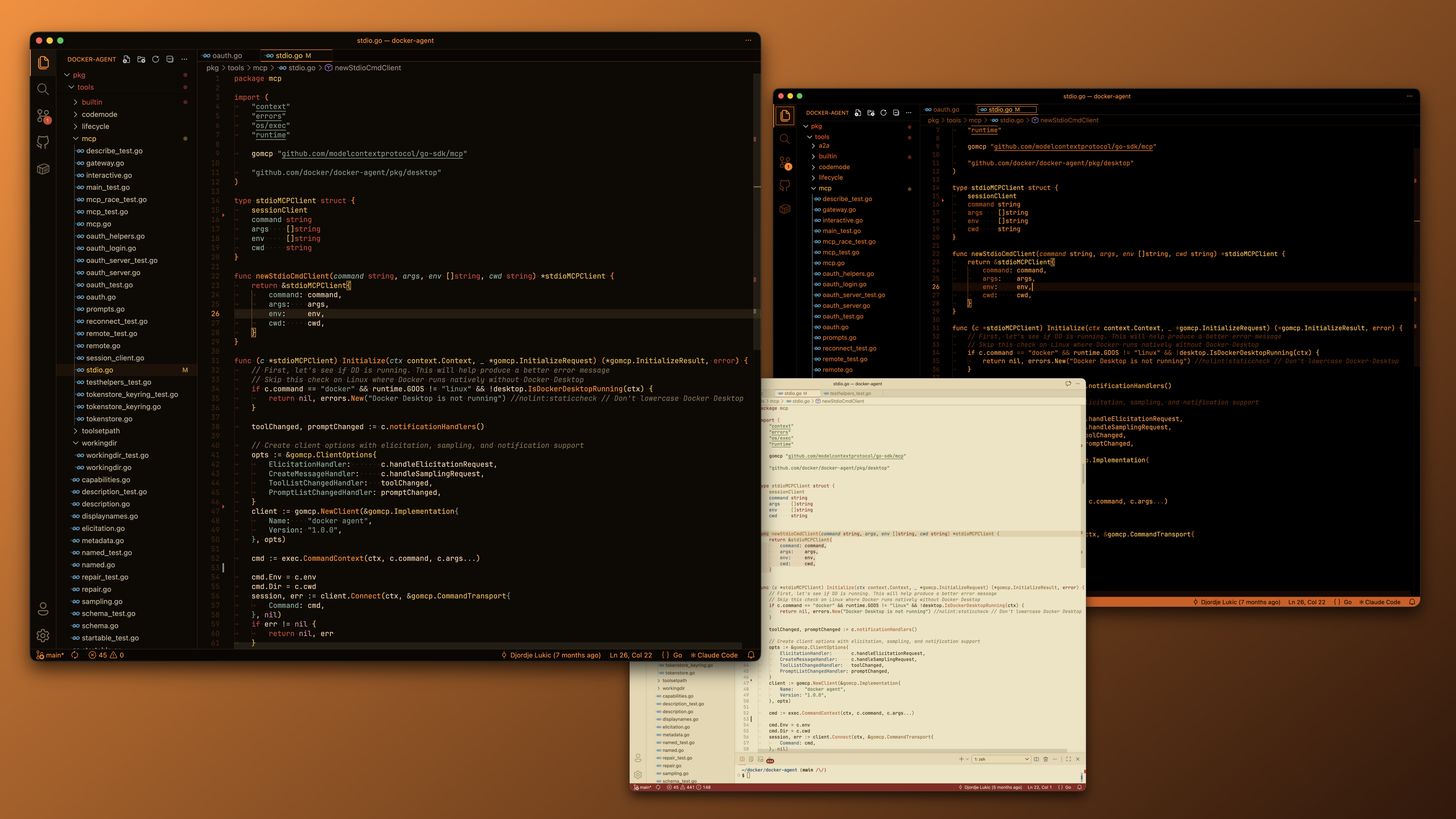 Amber CRT preview