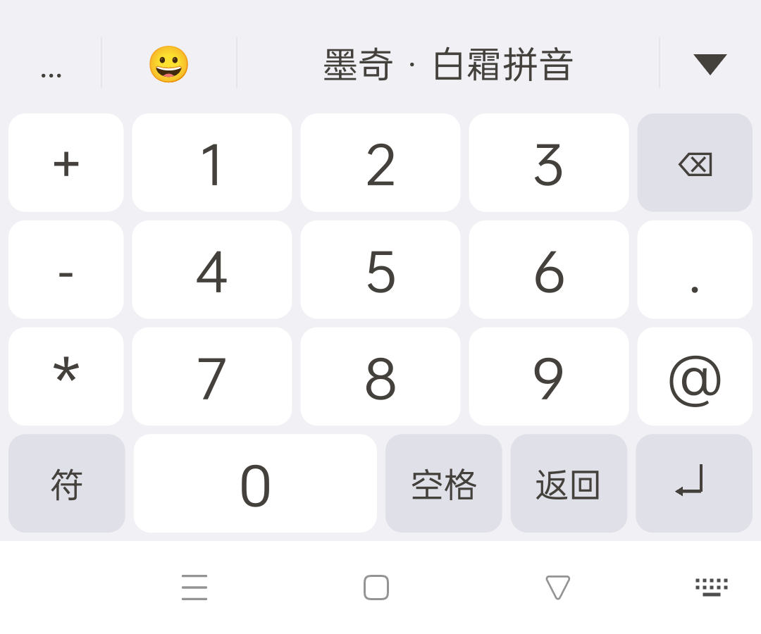 数字键盘