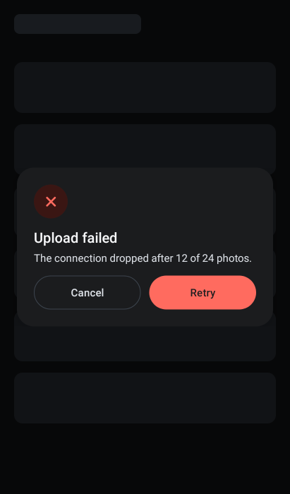 Alert, dark