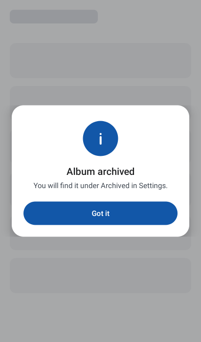 Default feedback