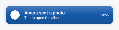 Message banner