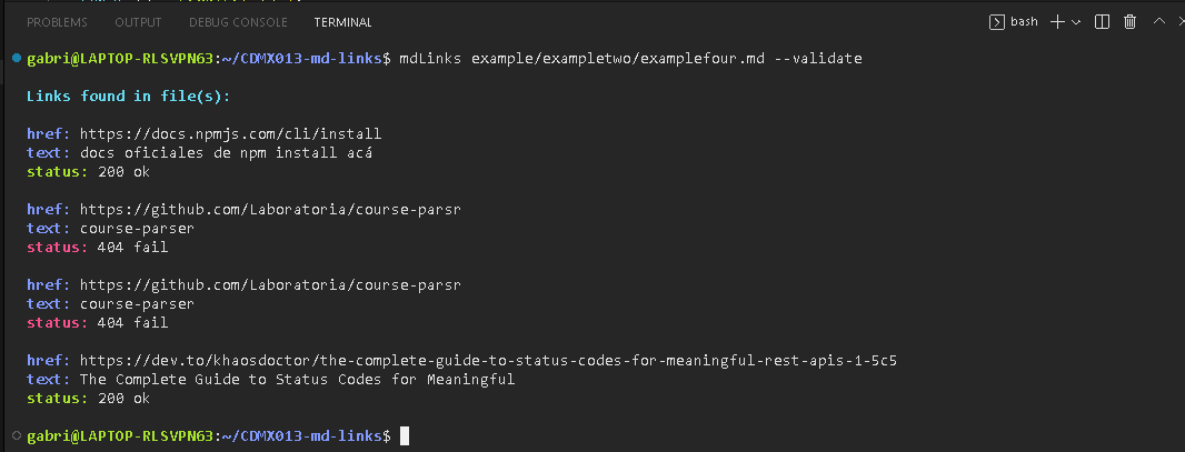 mdLinks path --validate