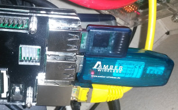 Amber Wireless Stick on the RaspberryPi