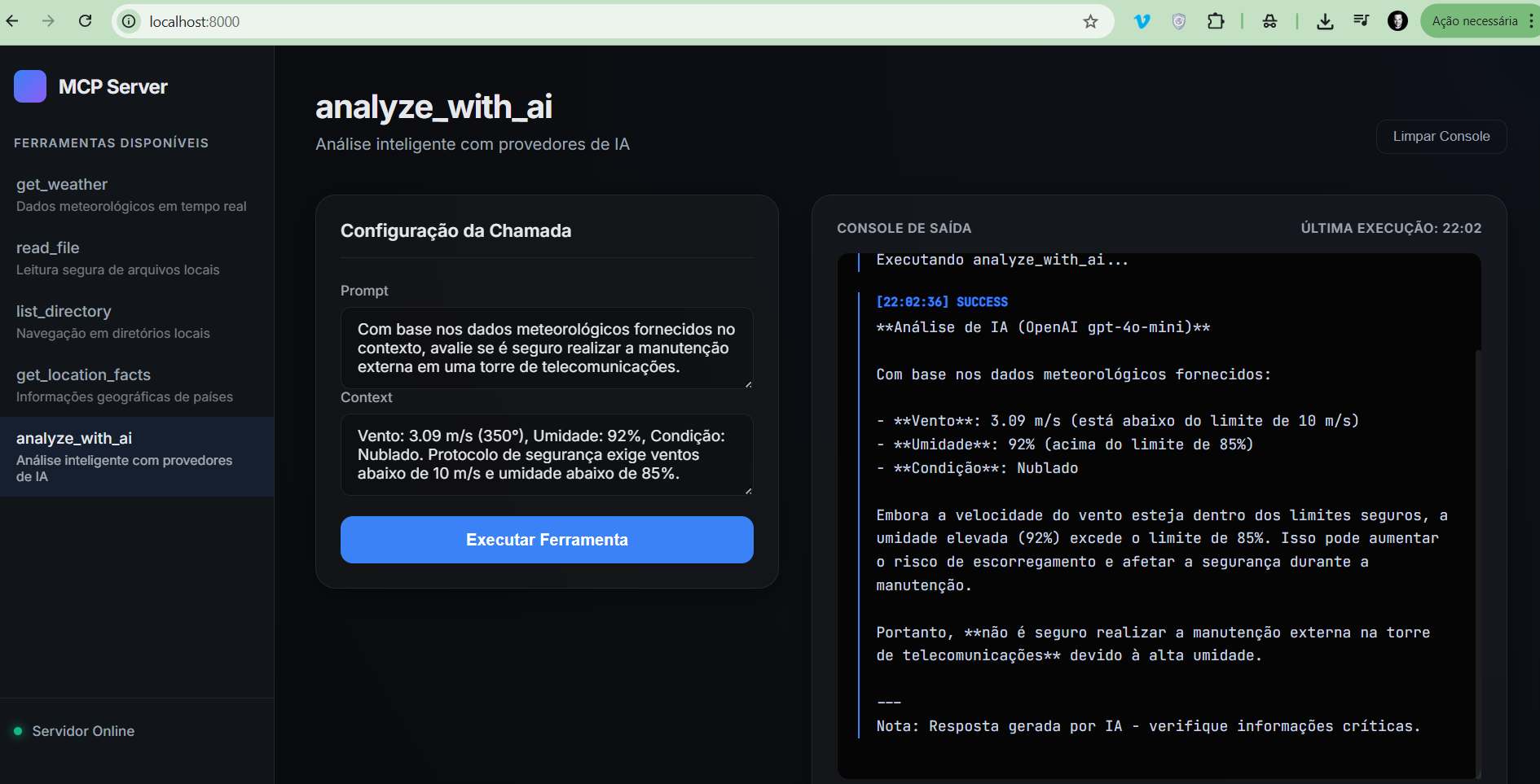 Dashboard AI Analysis