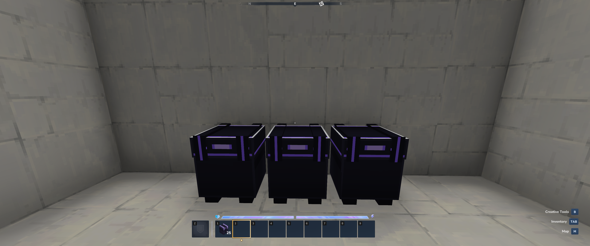 Void Chests lined up
