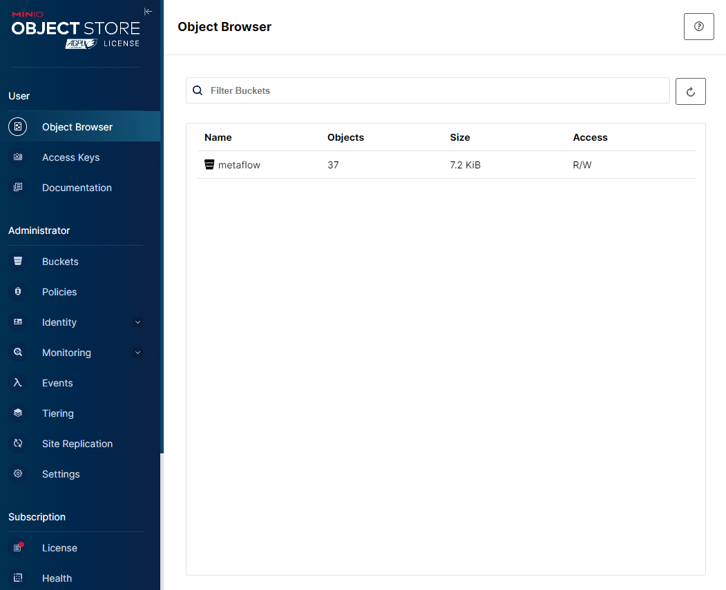 Metaflow Datastore Bucket