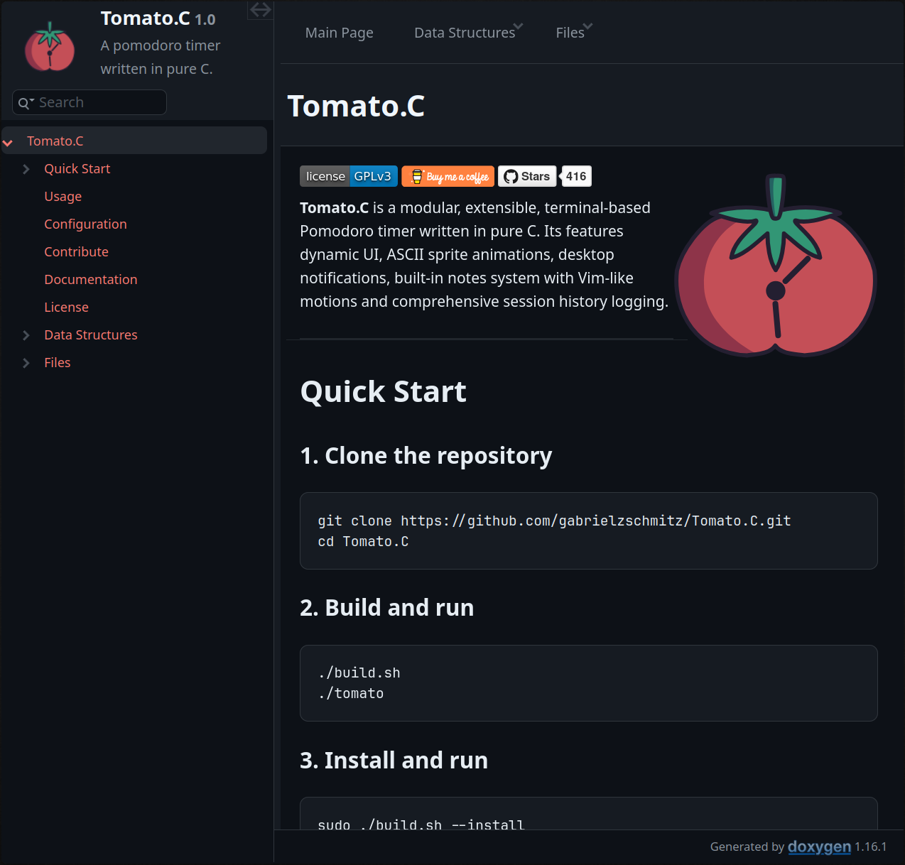 Tomato.C documentation