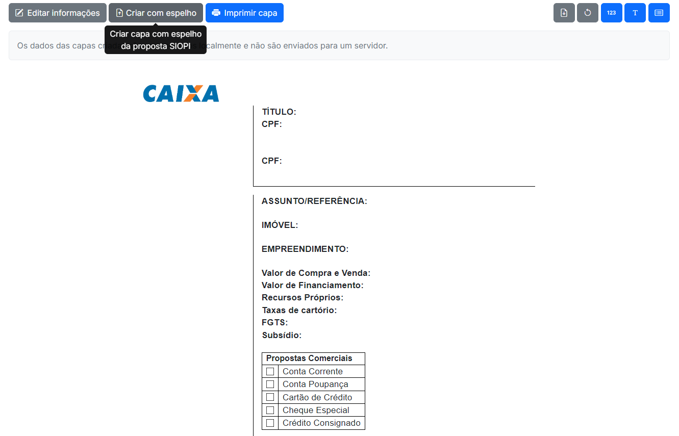 Captura de tela do projeto